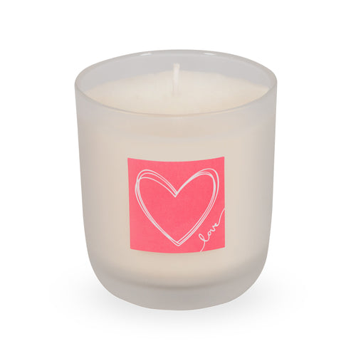 LOVE Poured Glass Candle