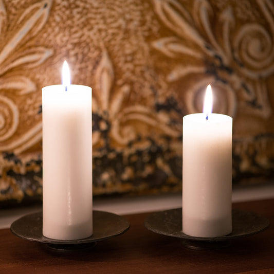 2 Inch Pillar Candle: Non-Toxic, Natural, Paraffin-Free - GoodLight