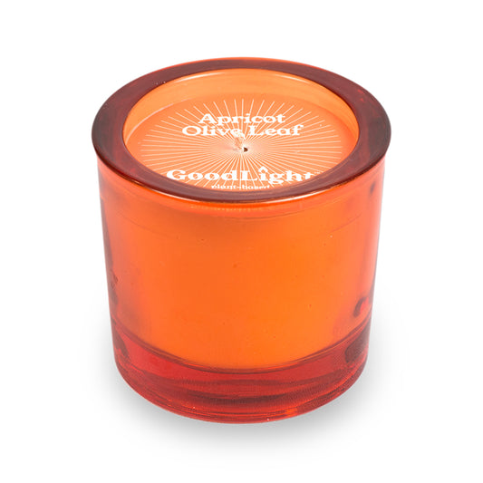 Mediterranean Apricot Poured Glass Votive