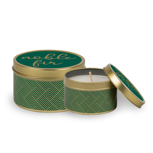 Noble Fir Gold Tins