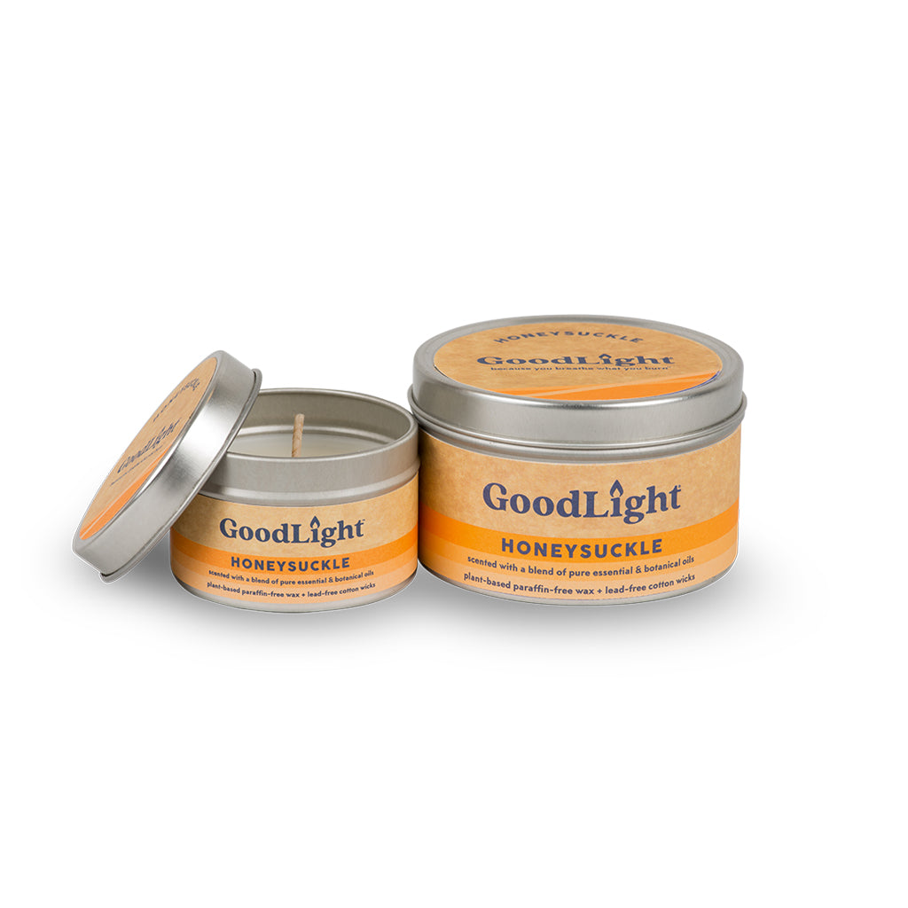 GoodLight Lavender Scented Travel Tin Candle: Eco-Friendly, Paraffin-Free