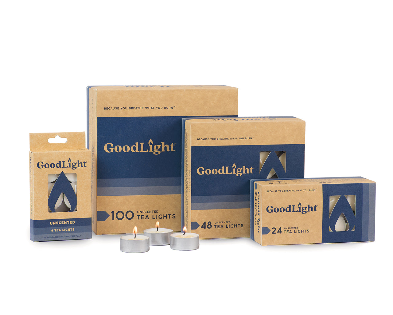 Unscented Tea Lights